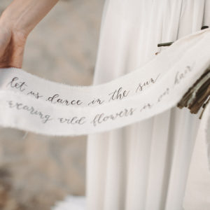 Schriftband Hochzeit