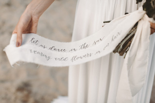 Schriftband Hochzeit